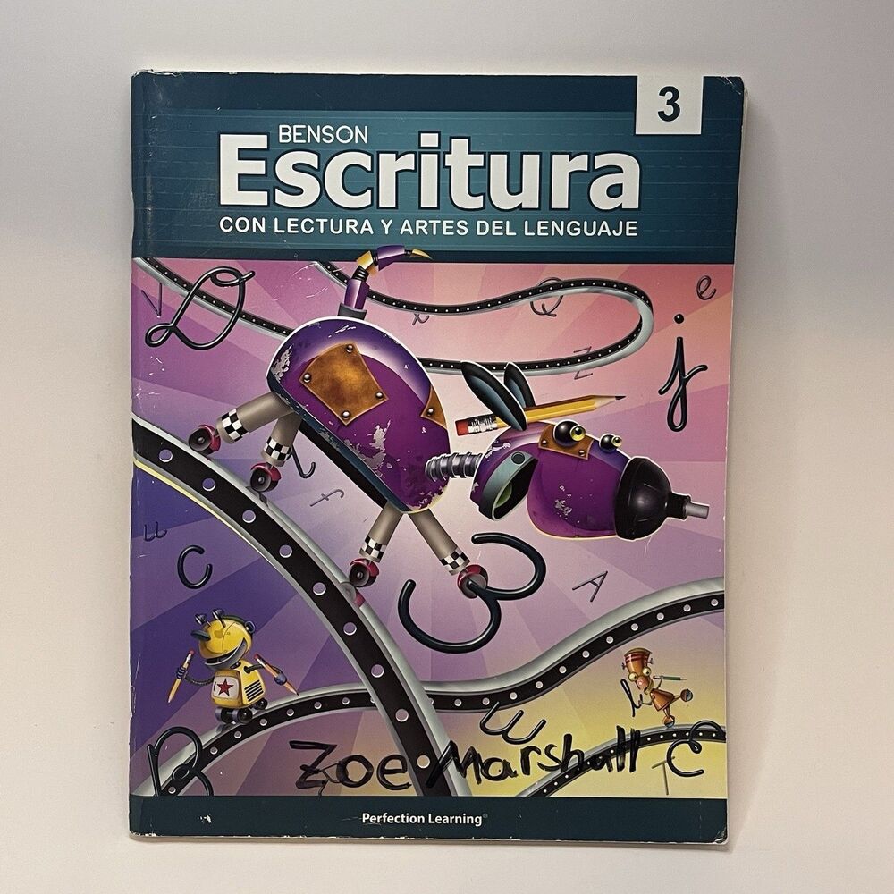 Benson Escritura Con Lectura y Artes del Lenguaje 3 Libro Escolar Español